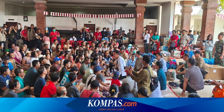 Pesan Gibran saat Kunjungi Pengungsi Korban Banjir Bali